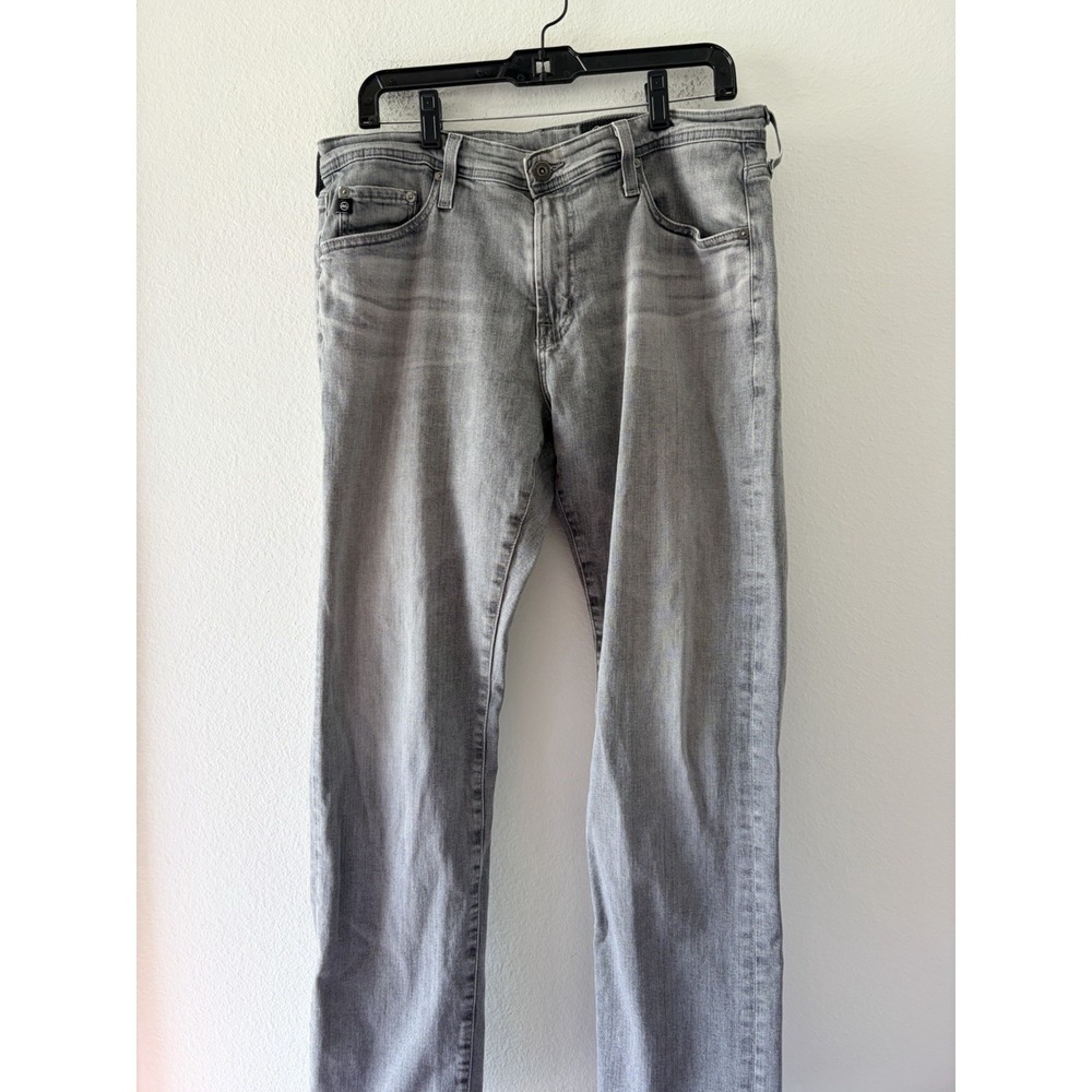 AG Jeans Men's Everett Slim Straight Leg Gray Denim Pants Size 33x32
